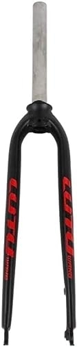 Tenedores de bicicleta de montaña : Horquilla rígida MTB de freno de disco de aleación de aluminio de 26 / 27, 5 / 29 ", horquillas delanteras de bicicleta de montaña superligeras, tubo recto sin rosca de 28, 6 Mm ( Color : A , Size : 26in )