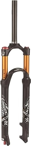 Tenedores de bicicleta de montaña : Horquillas de suspensión for bicicleta de montaña de 26 / 27, 5 / 29 pulgadas, freno de disco, horquilla de aire for bicicleta de montaña, ajuste de amortiguación de viaje, 100mm, 9mm, 1-1 / 8, horquilla de