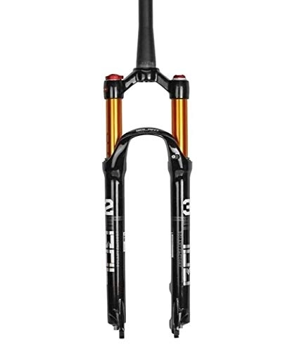 Tenedores de bicicleta de montaña : JKFZD Horquilla Delantera de Suspensin MTB 26 27.5 29 Pulgadas Control de Hombro Bloqueo Remoto Freno de Disco (Color : C, Size : 27.5inch)
