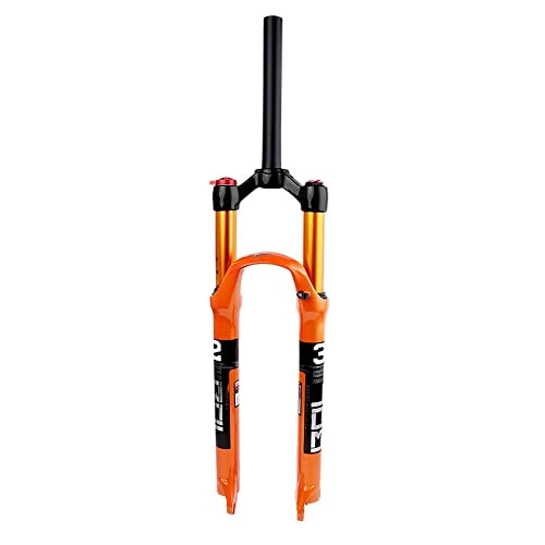 Tenedores de bicicleta de montaña : JXRYFMCY Forcella Dritta per Bici 26 / 27.5 / 29 Pulgadas MTB Bicicleta Air Suspension Fork Steerser Frente Frente Naranja per Accessori per Biciclette (Color : Orange, Tamaño : 29 Inch)