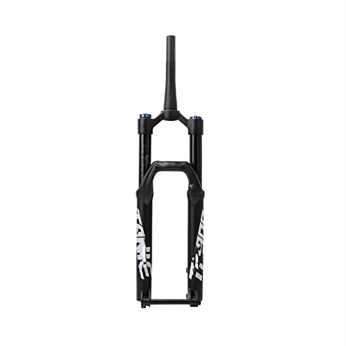 Tenedores de bicicleta de montaña : JXRYFMCY Forcella Dritta per Bici Bifurcación de la suspensión de Bicicleta de 27.5 / 29 Pulgadas, Tarifa Frontal del Revestimiento cónico per Accessori per Biciclette (Color : Black, Tamaño : 29 Inch)