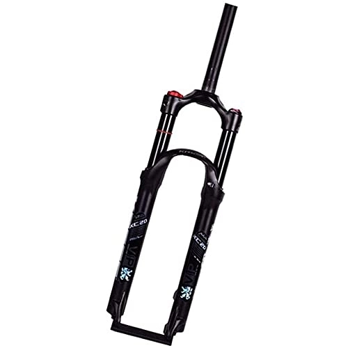 Tenedores de bicicleta de montaña : L&WB MTB Bicicleta Suspensión Tenedor 26 27.5 29 Pulgadas Mountain Bike Air Spilling Tela Manual de Bloqueo de Bloqueo de Disco Hub 120 mm 1-1 / 8, Negro, 27.5inch