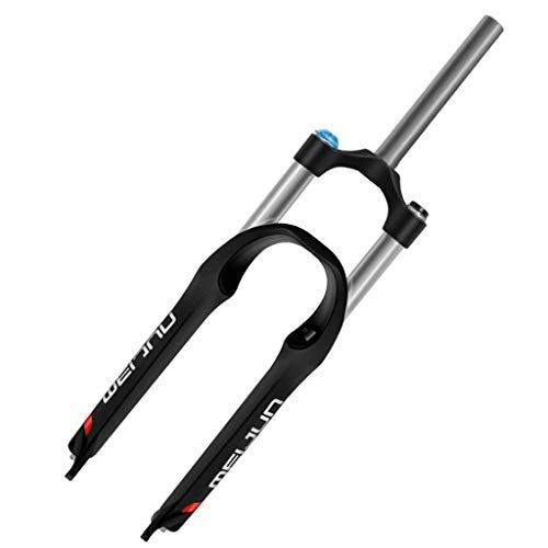 Tenedores de bicicleta de montaña : LUXXA Horquilla de Bicicleta de montaña con Sistema de amortiguación Ajustable Apta para Bicicleta de montaña / XC / ATV, A-Black-26inch