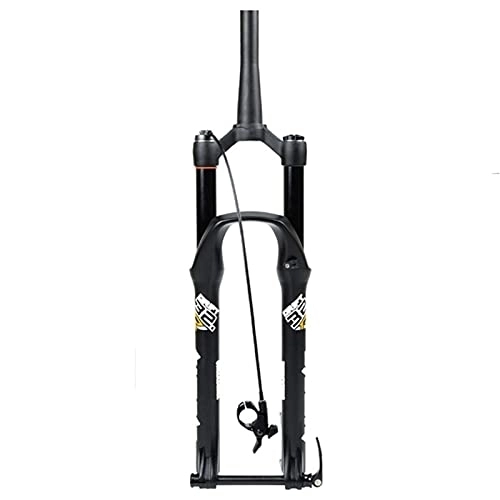 Tenedores de bicicleta de montaña : LUXXA Horquilla de Bicicleta de montaña de 26 27 5 29 Pulgadas Sistema de amortiguación Ajustable con Recorrido de 100 mm Eje de 9 mm, Remote control-29inch