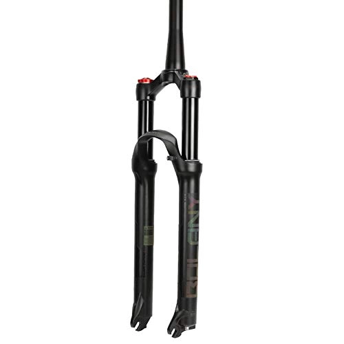 Tenedores de bicicleta de montaña : LWAJ Tenedor Bicicleta, 26 Pulgadas Horquilla De Aire Suitable for Mountain Bikes, ATV Aluminum Alloy Fibra De Carbono Forks Absorbedor De Presin