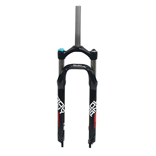 Tenedores de bicicleta de montaña : LYYCX 26 Pulgadas Montaña Bicicleta Horquilla de Suspensión Aleación Horquillas de Resorte 28.6mm por MTB / Playa / Nieve / Eléctrico Ciclismo 4.0" Neumático Ancho 135mm - Negro