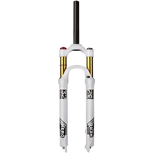 Tenedores de bicicleta de montaña : LYYCX Horquilla Delantera MTB Suspension 26 / 27, 5 / 29 Pulgadas, Horquilla Amortiguador de Presión Aire Viaje 130mm Accesorios para Bicicletas Aleación de Magnesio QR de 9nm