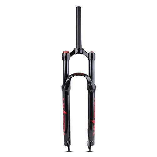 Tenedores de bicicleta de montaña : LYYCX MTB Ciclismo Aire Horquilla Frontal 26" 27.5" 29" Aleación 120 mm Viaje 1-1 / 8" Ligero Bicicleta de Montaña Horquillas de Suspensión (Color : Red, Size : 27.5 Inches)