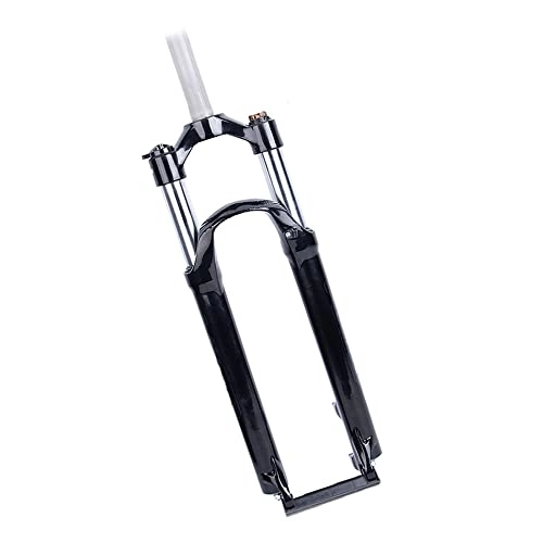 Tenedores de bicicleta de montaña : MHUI Horquilla Delantera con suspensión para Bicicleta de montaña: Recorrido de la Horquilla Delantera de Bicicleta de 26 Pulgadas 100 mm en Blanco y Negro Opcional, Negro