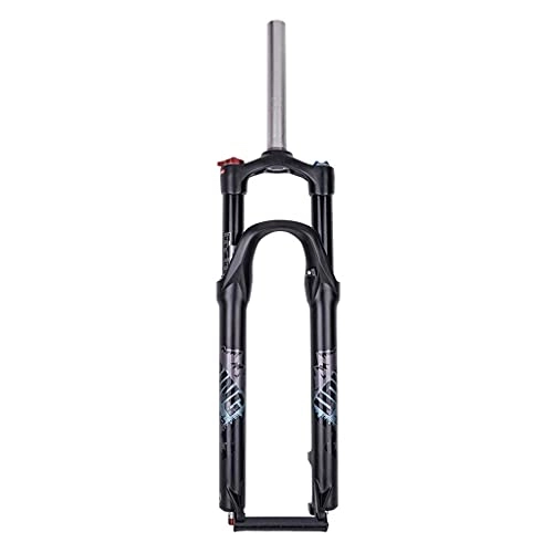 Tenedores de bicicleta de montaña : MJCDNB Horquilla de suspensión para Bicicleta MTB de 29", aleación de magnesio 1-1 / 8" Recorrido: Horquilla Delantera neumática de 120 mm - Negro