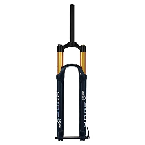 Tenedores de bicicleta de montaña : MTB Air Fork 26 / 27.5 / 29 Bicicleta de montaña Suspensión Horquilla Recorrido 120 mm Ajuste de Rebote 1-1 / 8'' Horquilla Delantera Recta Eje pasante 15 * 100 mm (Color : Manual, Size : 29'')