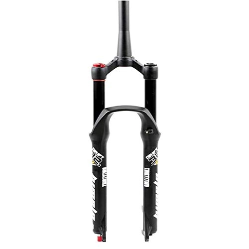 Tenedores de bicicleta de montaña : MTB Air Spring MTB Bike Front Frontal 26 "27.5" 29 "Freno de disco 1-1 / 2" Steerer Suspensión de la bicicleta Tenedor de la suspensión de 130 mm Amortiguación de aire de viaje para 2.4 "Neumático QR