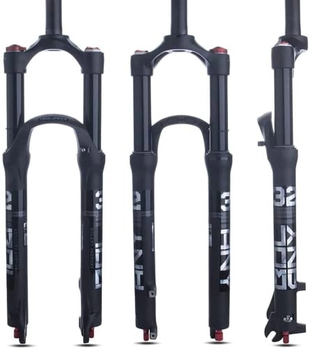 Tenedores de bicicleta de montaña : MTB - Horquilla doble para bicicleta de montaña (26 / 27, 5 / 29 pulgadas, aleación de magnesio, cierre rápido, 29 pulgadas), color rojo