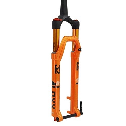 Tenedores de bicicleta de montaña : NESLIN Horquilla para Bicicleta De Montaña, con Sistema De Amortiguación Ajustable, Adecuada para Bicicleta De Montaña / XC / ATV, Gold-29in