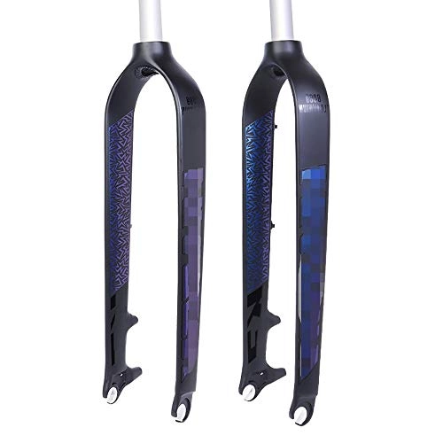 Tenedores de bicicleta de montaña : QXFJ 26 / 27.5 / 29 Pulgadas MTB Horquilla, Horquilla Dura Integrada De AleaciN De Aluminio / A Freno De Disco De Columna / Engranaje Abierto 100 Mm / Tubo Vertical 230 Mm * 28.6 Mm