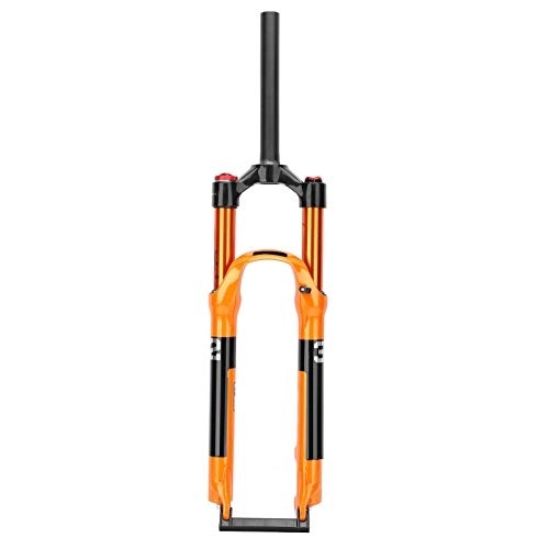 Tenedores de bicicleta de montaña : Seacanl Horquillas de suspensión de Bicicleta, Horquilla Delantera de Bicicleta de montaña de 27.5 Pulgadas para amortiguación de Impactos de MTB
