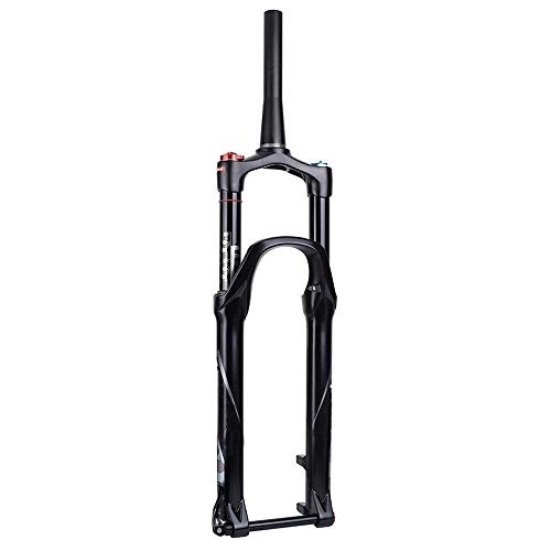 Tenedores de bicicleta de montaña : SLRMKK Horquilla de suspensión para Bicicleta, Horquillas para Bicicleta con Bloqueo de Gas de Aire 29 / 27.5er Bloqueo de suspensión de Horquilla de 110 * 15 mm Ajustable para Bicicletas de montaña
