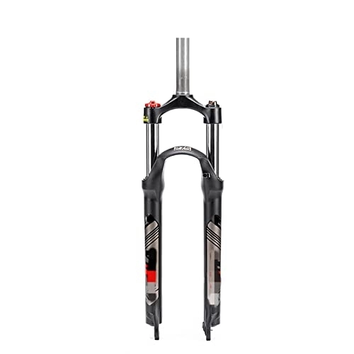 Tenedores de bicicleta de montaña : SMANNI Horquilla de suspensión mecánica 26 / 27.5 / 29 MTB, Horquillas de Bicicleta de montaña de aleación de Aluminio con Pieza de Bicicleta de Viaje de 100mm (Color : 27.5 Inch)