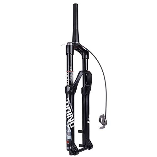 Tenedores de bicicleta de montaña : TIANPIN - Horquilla neumtica para Bicicleta de montaña (aleacin de Aluminio, Cono de Control de Alambre, 140 mm), 29