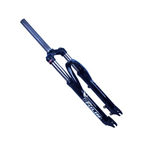Tenedores de bicicleta de montaña : TIANPIN MTB Tenedor de suspensin, 26 Pulgadas, Suave y Resistente, Ajustable, Aluminio, Freno de Disco de Bloqueo, Trazo de 100 mm, B