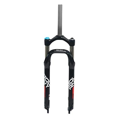 Tenedores de bicicleta de montaña : TYXTYX Horquilla de suspensión de Bicicleta de montaña de 26 Pulgadas Horquillas de Resorte de aleación 28.6 mm para MTB / Playa / Nieve / Eléctrica / Bicicleta 4.0"Ancho de llanta 135 mm - Negro