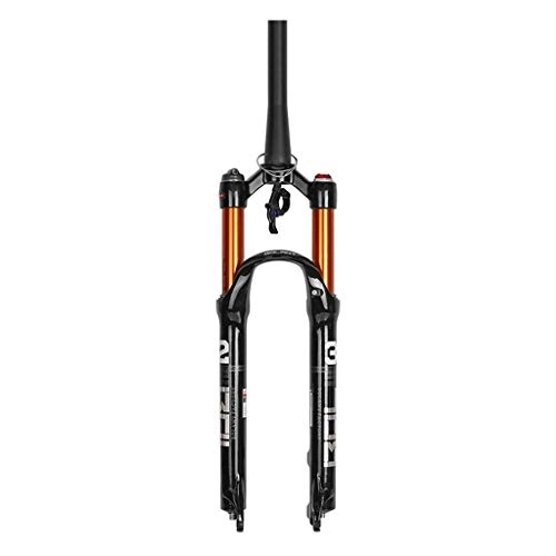 Tenedores de bicicleta de montaña : TYXTYX Horquilla de suspensión para Bicicleta de montaña, 26 27, 5 29 Pulgadas Aluminio Aleación de magnesio Horquilla de Aire Recta / cónica - Bloqueo Manual / Bloqueo Remoto