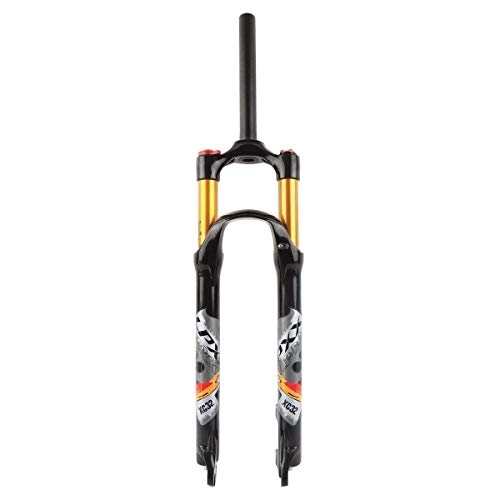 Tenedores de bicicleta de montaña : TYXTYX Horquilla de suspensión para Bicicleta de montaña MTB 26"27, 5 Pulgadas 29 Er Amortiguador Delantero Recorrido 110 mm