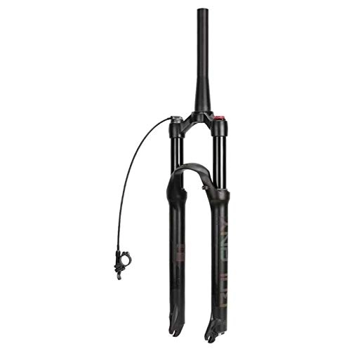 Tenedores de bicicleta de montaña : TYXTYX Horquilla Delantera MTB de aleación de magnesio para Bicicleta de montaña, 26 / 27, 5 / 29 Pulgadas, Amortiguador de presión de Aire, Horquilla de suspensión, Accesorios para Bicicleta
