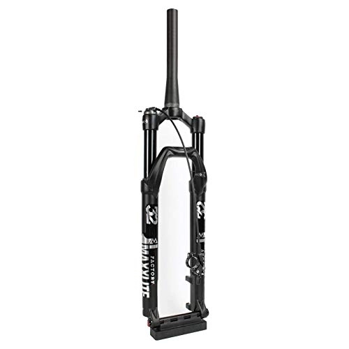 Tenedores de bicicleta de montaña : TYXTYX Horquillas de Aire MTB con suspensión de 29 Pulgadas, cónicas, Horquilla de Eje pasante, Bloqueo Remoto de 15x110 mm para Bicicleta de montaña DH