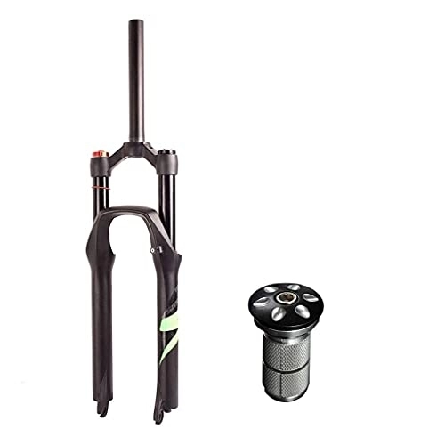Tenedores de bicicleta de montaña : TYXTYX Horquillas de suspensión para Bicicletas 26"27, 5 Pulgadas 29 Er MTB Air Fork, 1-1 / 8" con núcleo expandido y Tapa Superior y Tornillos - Recorrido: 120 mm