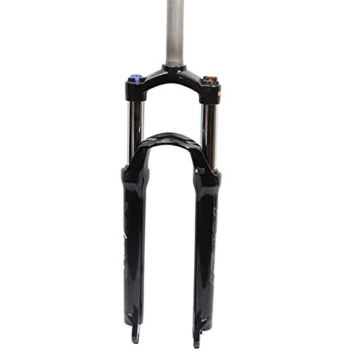 Tenedores de bicicleta de montaña : TYXTYX Horquillas para Bicicletas Horquilla de suspensión para Bicicletas de montaña, Frenos en V, 26 Pulgadas, Amortiguadores neumáticos, Distancia de Recorrido: 100 Mm, Aleación de magnesio