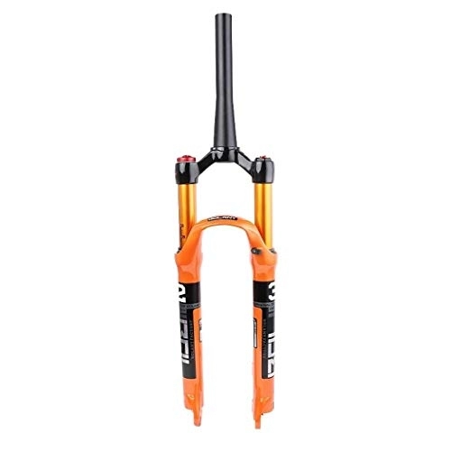 Tenedores de bicicleta de montaña : TYXTYX Mountain Bike Air Fork 26 27.5 29 Pulgadas Horquilla de suspensión MTB cónica - Naranja