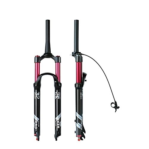 Tenedores de bicicleta de montaña : VGAGV Trazo 100MM Control de Cable Bicicleta Amortiguador Aleación de magnesio Bicicleta de montaña Horquilla de Aire Horquilla Delantera 26 27, 5 29 Pulgadas, 27.5