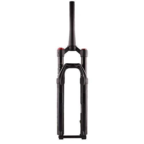 Tenedores de bicicleta de montaña : WYJW Horquilla de suspensión MTB con Ajuste de Rebote de Aire de 27, 5 / 29 Pulgadas, Horquillas de Bloqueo de Corona de Viaje de 100 mm, Amortiguador de Gas para Bicicleta XC / Am / FR