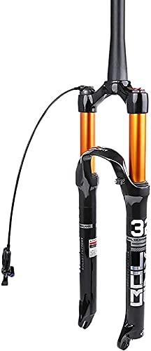 Tenedores de bicicleta de montaña : WYJW Horquillas MTB para Bicicleta de montaña Horquilla Delantera BMX Aleación de Aluminio 26 / 27.5 / 29 Pulgadas Suspensión Plegable Presión de Aire Amortiguador de Bicicleta Horquilla de suspe