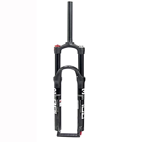 Tenedores de bicicleta de montaña : XYSQ 26 27, 5 29 Pulgadas Horquilla Suspension Accesorios De Bicicleta De Control De Hombro De Freno De Disco De 100 Mm De Viaje (Color : Black, Size : 26inch)