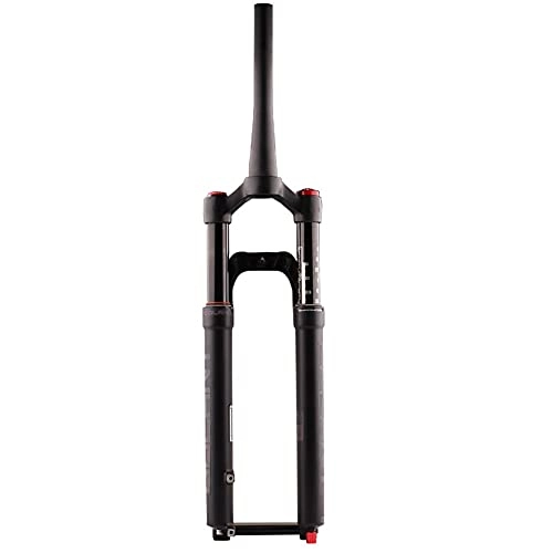 Tenedores de bicicleta de montaña : XYSQ 27, 5 / 29 Pulgadas Horquilla Suspension MTB Amortiguación De Ajuste De Tortuga Y Liebre Recorrido De 100 Mm Control De Hombro Aleación De Magnesio (Size : 27.5 Inch)
