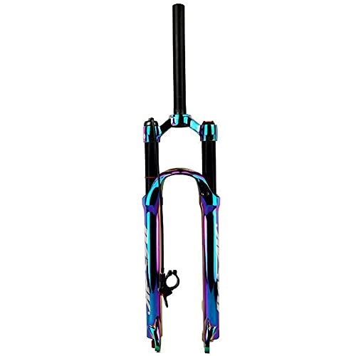 Tenedores de bicicleta de montaña : XYSQ Horquilla Delantera Bicicleta MTB Aire 27, 5 / 29 Pulgadas Recorrido De 100 Mm Ajuste De Amortiguación Freno De Disco Accesorios Ciclismo (Size : 27.5 Inch)