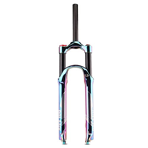 Tenedores de bicicleta de montaña : XYSQ Horquilla Suspension Aire MTB 27, 5 Pulgadas Recorrido De 100 Mm Freno De Disco Accesorios Ciclismo Control De Hom