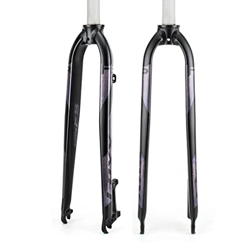Tenedores de bicicleta de montaña : ZECHAO Horquilla delantera de bicicleta de carretera 700c, horquilla delantera de bicicleta de montaña de aleación de aluminio ultraligera de 26 / 27, 5 / 29 pulgadas, horquilla dura for accesorios de bic