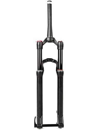 Tenedores de bicicleta de montaña : ZHTY Suspensión neumática MTB 27, 5 29 Pulgadas Horquilla de Bicicleta Bicicleta Negra 1-1 / 8"Freno de Disco ABS Eje de Bloqueo 15x150 mm Carrera Horquilla de suspensión de Bicicleta de 100 mm