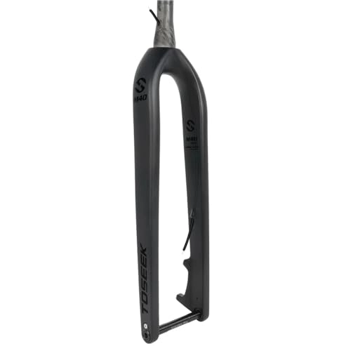 Tenedores de bicicleta de montaña : ZOCKZ Horquilla de eje pasante MTB 27.5 / 29ER 15 x 110 mm T800 de fibra de carbono completa para bicicleta de montaña, horquilla delantera, freno de disco rígido, horquilla de vértebra, horquilla de