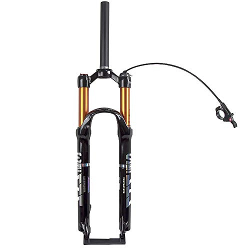 Tenedores de bicicleta de montaña : ZTZ Tenedor de aire de aleación de magnesio de montaña delantera horquilla amortiguador de presión de aire horquilla horquilla accesorios 26 Romote Lock Out