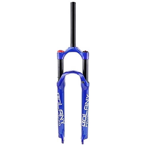 Tenedores de bicicleta de montaña : ZYHDDYJ Horquilla Bicicleta Montaña Bicicleta Horquilla Frontal 100 mm Viaje 26 Pulgadas 27.5 Pulgadas 29 Pulgadas Horquilla de Aire MTB Amortiguador 1-1 / 8"- Azul (Color : Blue, Size : 27.5 Inch)
