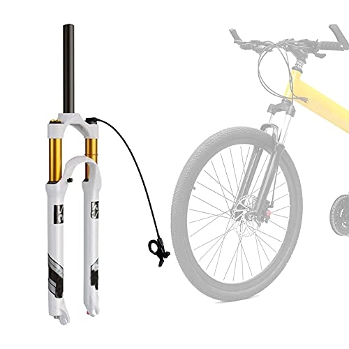 Tenedores de bicicleta de montaña : ZZHANGYU Horquillas amortiguadoras de Bicicleta, Horquillas de suspensión de Bicicleta de montaña de Aire con Ajuste de Rebote de Viaje de 120 / 130 / 140mm 1-1 / 8