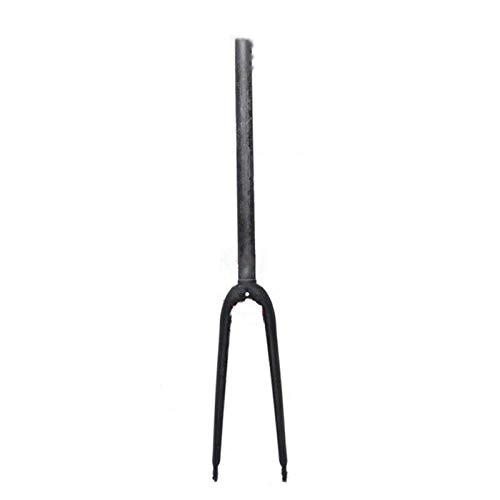 Mountain Bike Fork : 20 inch Carbon fiber Fork Road Bike Fork Bicycle Parts 1-1 / 8 Superlight matt glossy Finish Cycling Accessories (Color : Shiny)