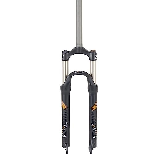 Mountain Bike Fork : 24 inch MTB Air Fork Snow Mountain Bike Fork Travel 100MM, Rebound Adjustment Bicycle Front Forks for Tire Disc Brake, fit Mountain Bikes, Manual Lockout, 24inch