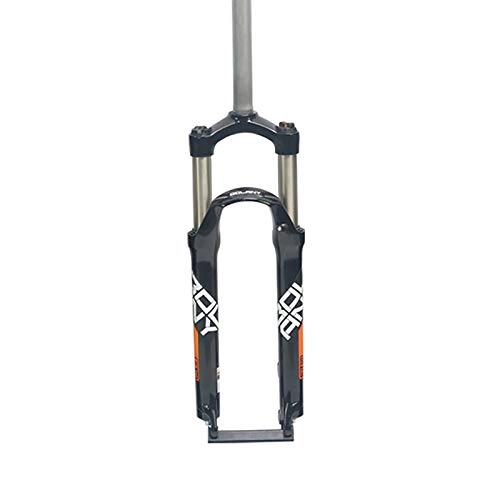 Mountain Bike Fork : 26 / 27.5 / 29 Inch Mountainbikesuspensionforks BMX Front Fork Aluminum Alloy Folding Mountain Air Pressure Bicycle Shock Absorber Forks Rebound Adjust Straight Tube A, 26inch