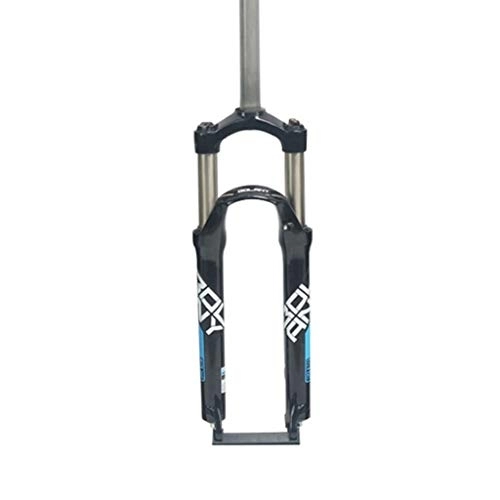 Mountain Bike Fork : 26 / 27.5 / 29″ Mechanical MTB Suspension Fork, Rebound Adjust Straight Tube QR 9mm Travel 85mm Manual Lockout Mountain Bike Forks XC Bicycle (Color : Black-2, Size : 26in)