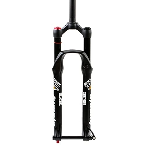 Mountain Bike Fork : 26 / 27.5 / 29in Mountain Bike Shock Fork Air Fork With Rebound Adjust MTB Suspension Forks Travel 100mm 1-1 / 8" Thru Axle 15mm100mm Hand / Line Control (Size:27.5in Color:RL) ( Color : A , Size : 29inches )